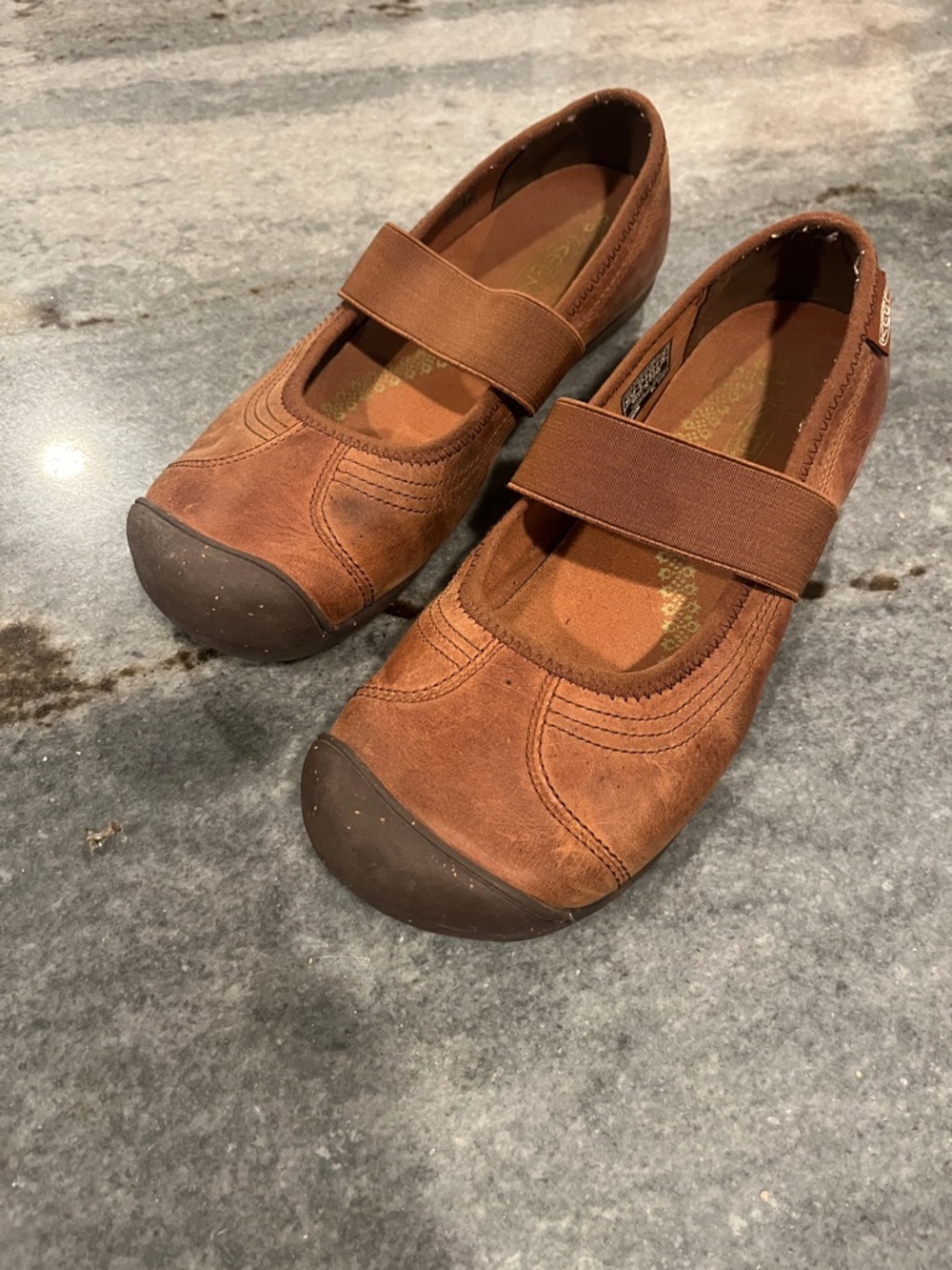 Keen Brown Mary Jane Casual Shoes - Picture 2 of 9